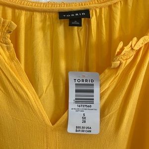 Yellow Peasant top